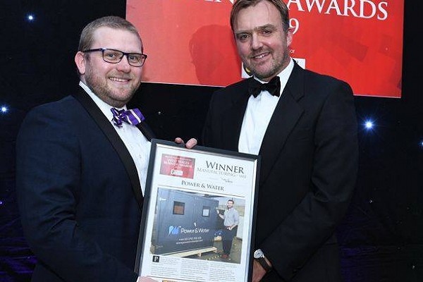 Winners of the Manufacturing SME category at the West Wales Business Awards